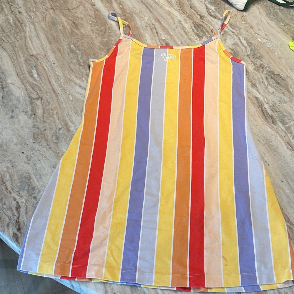 Nike Multicolor Striped Tank Top
